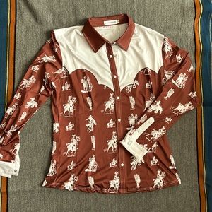 Ranch Dressn Rodeo Performance Shirt limited edition western pattern